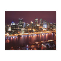 Paysage urbain de Pittsburgh Cartes Postales