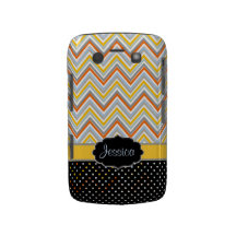 PB van de Chevron van PixDezines, yellow/DIY achte Blackberry Bold Covers
