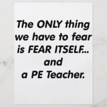 PE van de vrees Leraar Persoonlijke Folder