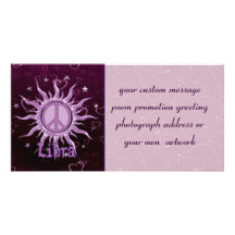 Peace Sun Libra Photo Cards