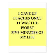 PEACHES.jpg Carte Postale
