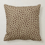 Peau de girafe de Faux - coussin bilatéral oreillers american