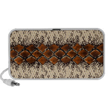 Peau de serpent 2 haut-parleur iPod