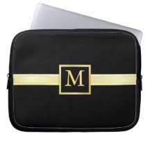 Peau exécutive d'ordinateur portable de monogramme housse pour  ordinateur portable