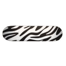 Peau faite sur commande de zèbre d'Africankoko Planches À Roulettes Customisées