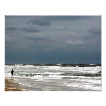 Pêche au surfcasting photo sur toile