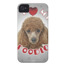 Pêche de caniche coques Case-Mate iPhone 4