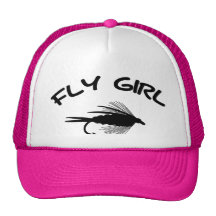 PÊCHE DE MOUCHE DE FILLE DE MOUCHE CASQUETTE DE CAMIONNEUR
