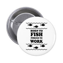 Pêche drôle badges avec agrafe