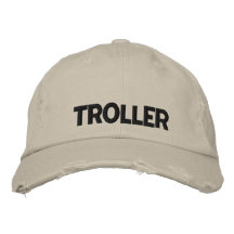 Pêcheur à  la cuiller de pêche de brochets vairons casquette de baseball brodée
