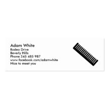 Peigne Cartes De Visite Professionnelles
