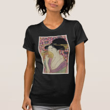 Peigne de Kushi par Kitagawa Utamaro T-shirt