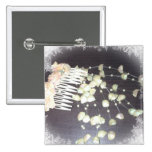 Peigne de mariage badges publicitaires