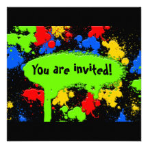 Peignez l'invitation de boule