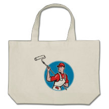 Peintre de Chambre avec la bande dessinée de roule Sac Fourre-tout