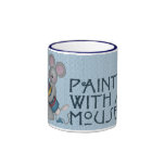 Peintre de souris tasse à café