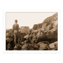 Peintre de Suédois d'Einar Bager Carte Postale