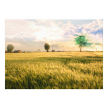 Peinture de champ de Midwest Invitations