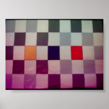 peinture de sabot de couleur posters
