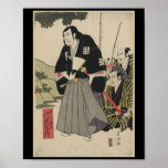 Peinture de Sasaki "Ganryu" Kojiro circa 1810