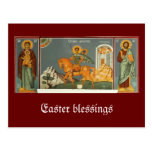 Peinture murale orthodoxe grecque cartes postales