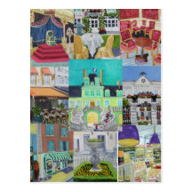 Peintures/Peintures de Fontainebleau, FRANCE Cartes Postales
