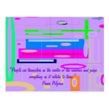 Pèlerin de paix carte postale
