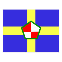 Pembrokeshire, de vlag van het Verenigd Koninkrijk Wens Kaarten