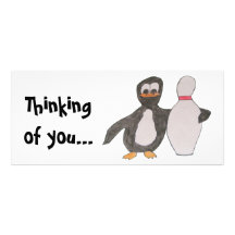 Pensée à vous… modèle de carte double