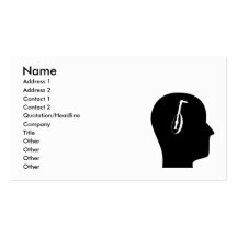 Penser au luth cartes de visite professionnelles