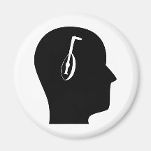 Penser au luth magnets pour réfrigérateur