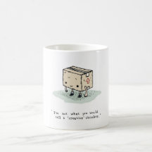 penseur créatif ? tasse à café