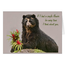 Pensez à vous Bubu Carte De Vœux