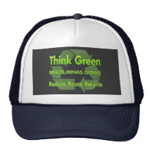 Pensez le Minas Gerais vert du Brésil Casquette De Camionneur