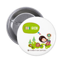 pensez le vert pin's
