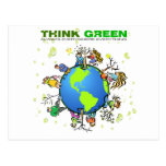 Pensez le vert - plantez un arbre cartes postales