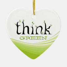 Pensez l'ornement vert