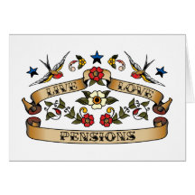 Pensions vivantes d'amour carte de vœux