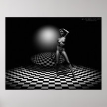 Pentacle digitale waanidee 3d kunst posters