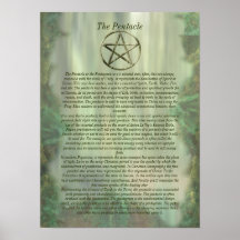 Pentacle in Houten Info- Poster