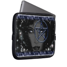 Pentagramme de déesse housse ordinateur