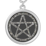 Pentagrammes : Argent Pendentif Personnalisé