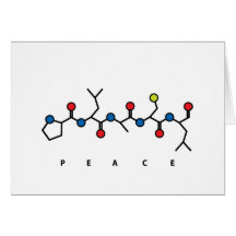 Peptide de PAIX Carte De Vœux