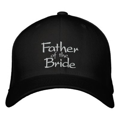 Père de la jeune mariée casquettes brodées