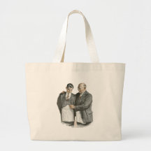 Père et fils sac en toile
