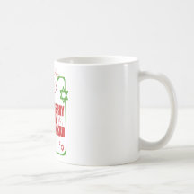 Père Noël Christmukkah Tasse