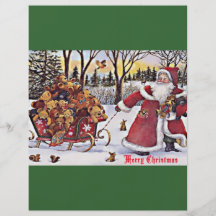 Père Noël et jouets Prospectus Customisé