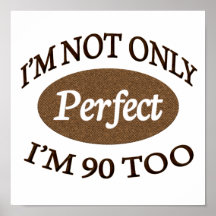 Perfecte 90 Éénjarigen Posters