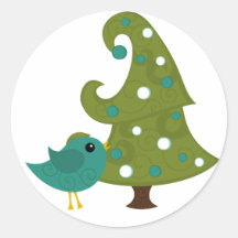 Perfecte Boom Ronde Sticker