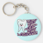 Periodontist d'hygiéniste dentaire de dentiste porte-clés